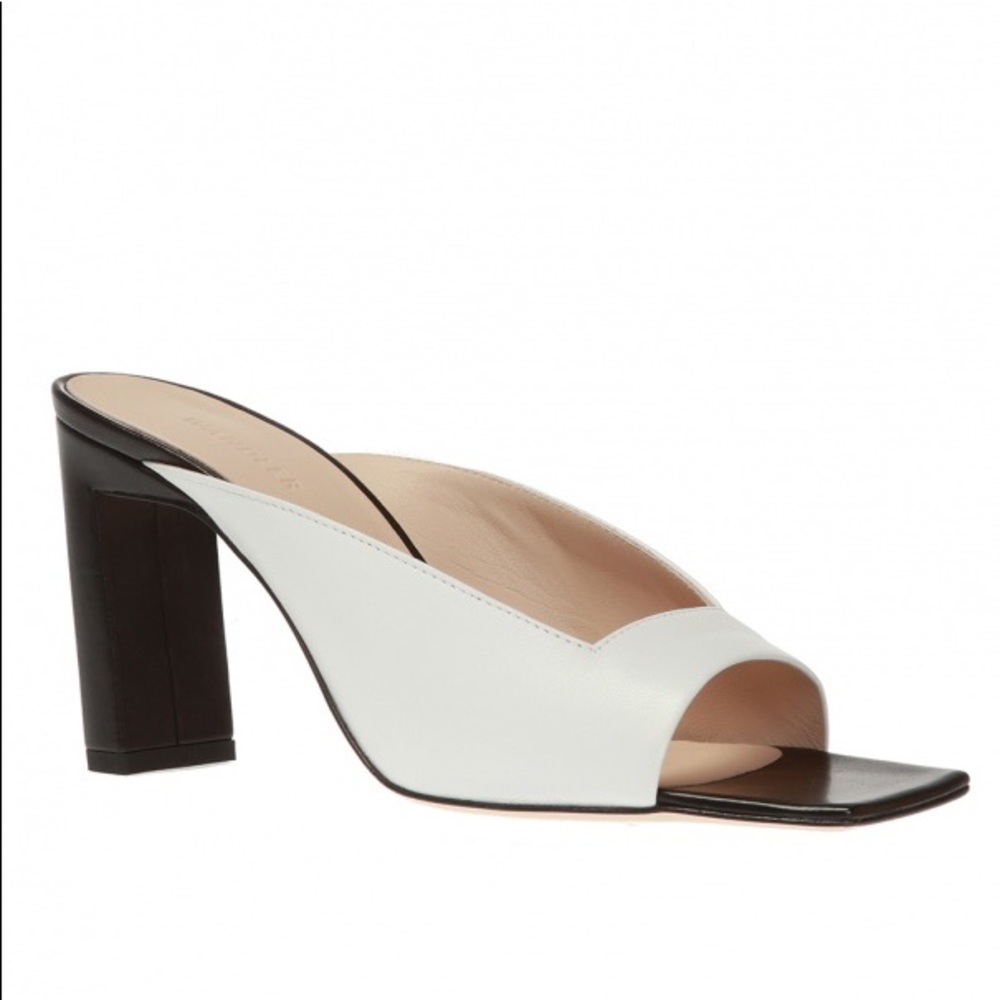 Square toe mules
